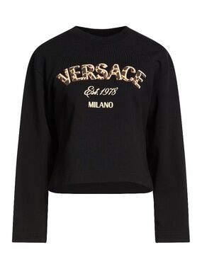Versace Leopard Print Letters Sweatshirt 42